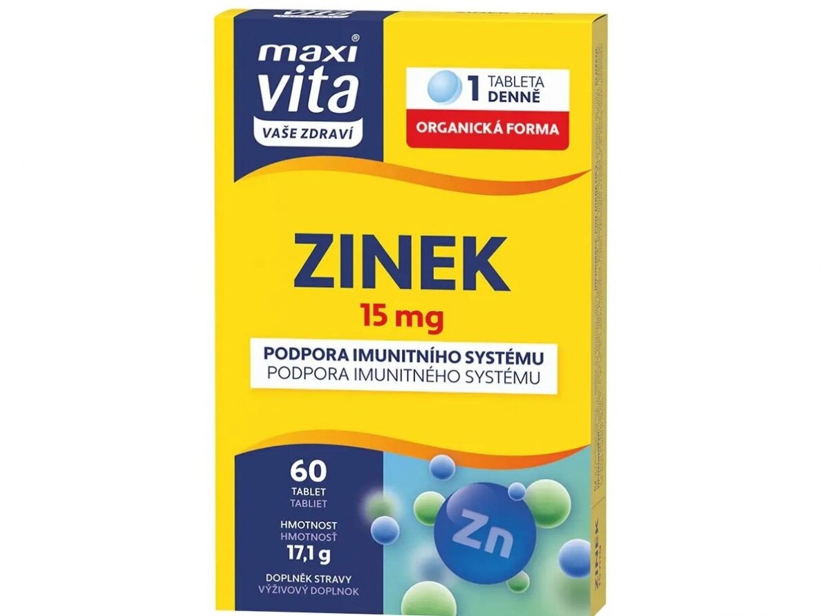 MaxiVita organinis Cinkas nr.60tab.