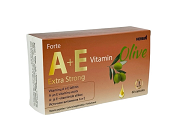 Maisto papildas Vitaminai A E strong alyvuogių aliejuje (retinolio palmitatas), 60 kaps. Maisto papildas Vitaminai A E strong alyvuogių aliejuje (retinolio palmitatas), 60 kaps.