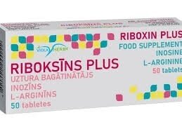 Maisto papildas Riboksinas 50 tab. Maisto papildas Riboksinas 50 tab.