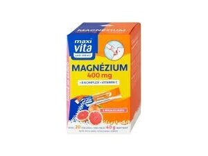 Maisto papildas Magnesium 400 mg.+ B complex + Vitamin C 20 pak.. "MAXIVITA"