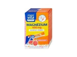 Maisto papildas Magnezium 400 mg.+ B complex + Vitamin C 20 pak.. "MAXIVITA" Maisto papildas Magnezium 400 mg.+ B complex + Vitamin C 20 pak.. "MAXIVITA"