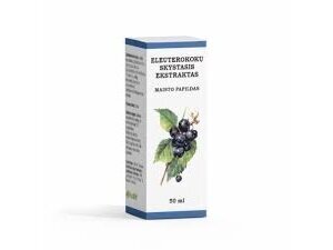 Maisto papildas Eleuterokokų skystasis ekstraktas, 50 ml. Maisto papildas Eleuterokokų skystasis ekstraktas, 50 ml.
