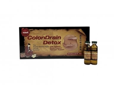 Maisto papildas Colondrain Detox 10 buteliukų po 10 ml Maisto papildas Colondrain Detox 10 buteliukų po 10 ml
