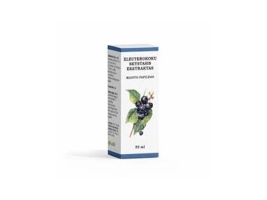 Maisto papildas Eleuterokokų  skystasis ekstraktas, 50 ml.