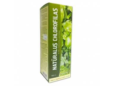 Maisto papildas. Natūralus chlorofilas. 500ml Maisto papildas. Natūralus chlorofilas. 500ml