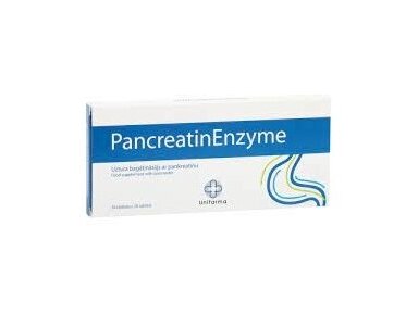 Maisto papildas Pankreatin enzyme 20 tablečių Maisto papildas Pankreatin enzyme 20 tablečių