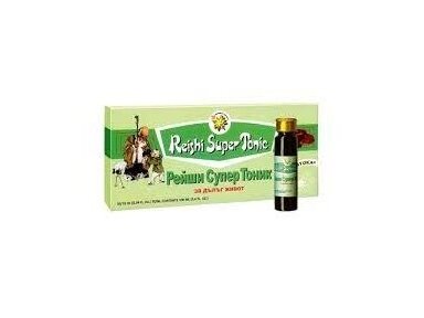 Maisto papildas Reishi Super Tonik 10 buteliukų po 10 ml.