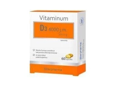 MAISTO PAPILDAS VITAMINAS D3 4000 TV STRONG 60 kap. "STARPHARMA" MAISTO PAPILDAS VITAMINAS D3 4000 TV STRONG 60 kap. "STARPHARMA"