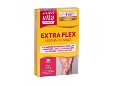 MAXIVITA maisto papildas ExtraFlex sąnariams, 30 kapsulių MAXIVITA maisto papildas ExtraFlex sąnariams, 30 kapsulių