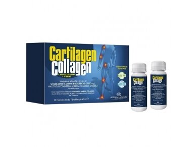 Maisto papildas Cartilagen Collagen, vaisių skonio, skystis 10x50ml Maisto papildas Cartilagen Collagen, vaisių skonio, skystis 10x50ml
