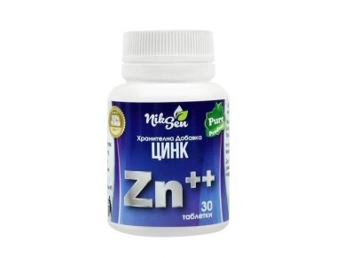 Maisto papildas Cinkas ++ 15 mg.30 tabl.