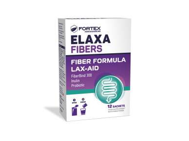 Maisto papildas" Elaxa fibers" su saldikliu 12 pakelių po 5183,3 mg Maisto papildas" Elaxa fibers" su saldikliu 12 pakelių po 5183,3 mg