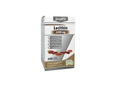 Maisto papildas Lecitinas 1200 mg. JutaVit 100 kaps. Maisto papildas Lecitinas 1200 mg. JutaVit 100 kaps.