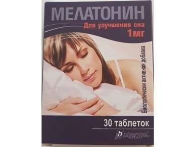 Maisto papildas Melatoninas Pharma AD N30