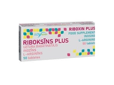 Maisto papildas Riboksinas 50 tab. Maisto papildas Riboksinas 50 tab.