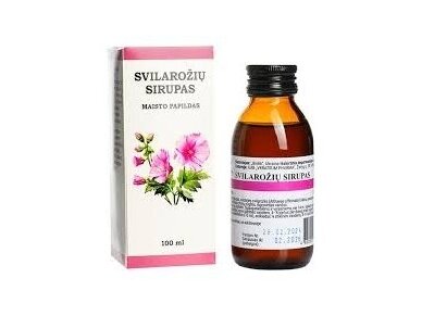 Maisto papildas Svilarožių sirupas 100 ml Maisto papildas Svilarožių sirupas 100 ml