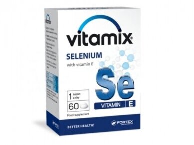 Maisto papildas VITAMIX SELENAS su vitaminu E tabletės N60 Maisto papildas VITAMIX SELENAS su vitaminu E tabletės N60
