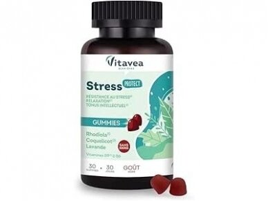 Maisto papildas Vitavea STRESS guminukai. Maisto papildas nr.30 Maisto papildas Vitavea STRESS guminukai. Maisto papildas nr.30