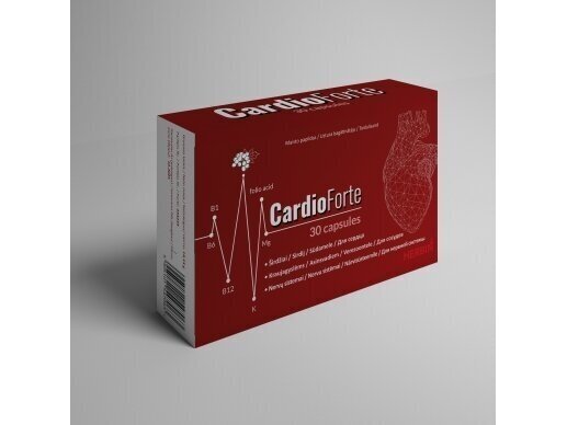 Maisto papildas Herbin CARDIO Forte 30 kapsulių Maisto papildas Herbin CARDIO Forte 30 kapsulių