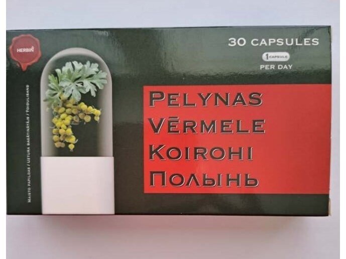 Maisto papildas Pelynas 30 kapsulių Maisto papildas Pelynas 30 kapsulių