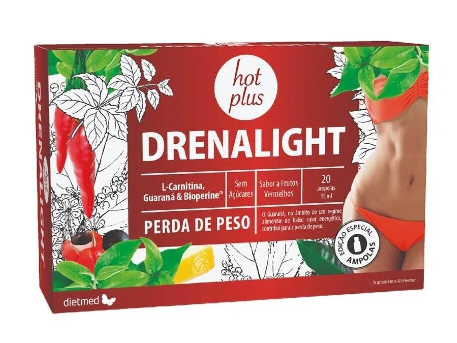 Maisto papildas, Drenalight ® su L-karnitinu, guarana it bioperinu su saldikliu. 20 x 15 ml Maisto papildas, Drenalight ® su L-karnitinu, guarana it bioperinu su saldikliu. 20 x 15 ml