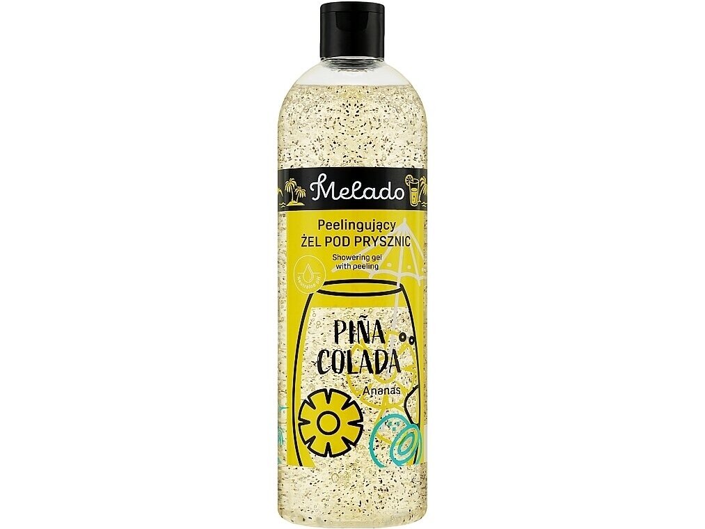 MELADO Šveičiamasis dušo gelis PINA COLADA/ Ananasas 500 ml.