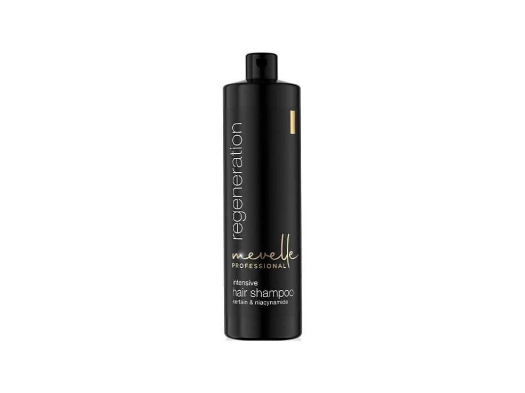 MEVELLE PROFESSIONAL šampūnas pažeistiems, sausiems plaukams su keratinu Regeneration, 900 ml