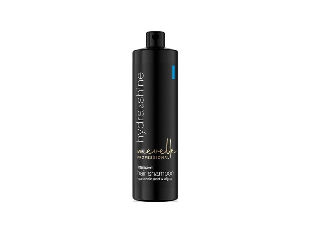 MEVELLE PROFESSIONAL šampūnas plaukams drėkinantis su hialurono rūgštimi Hydra&Shine, 900 ml