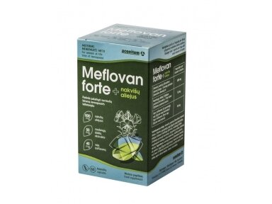 Meflovan forte + nakvišų aliejus kaps. N60 Meflovan forte + nakvišų aliejus kaps. N60
