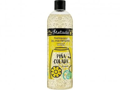 MELADO Šveičiamasis dušo gelis PINA COLADA/ Ananasas 500 ml.