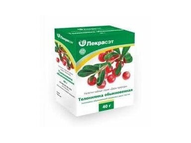 Žolelių arbata Meškauogė 40g. "LekraSet" Žolelių arbata Meškauogė 40g. "LekraSet"
