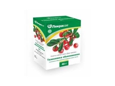 Žolelių arbata Meškauogė 40g. "LekraSet" Žolelių arbata Meškauogė 40g. "LekraSet"