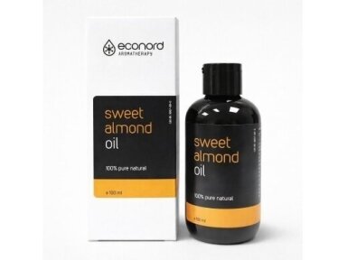 Migdolų (saldžiųjų) aliejus 100 ml. ECONORD Migdolų (saldžiųjų) aliejus 100 ml. ECONORD