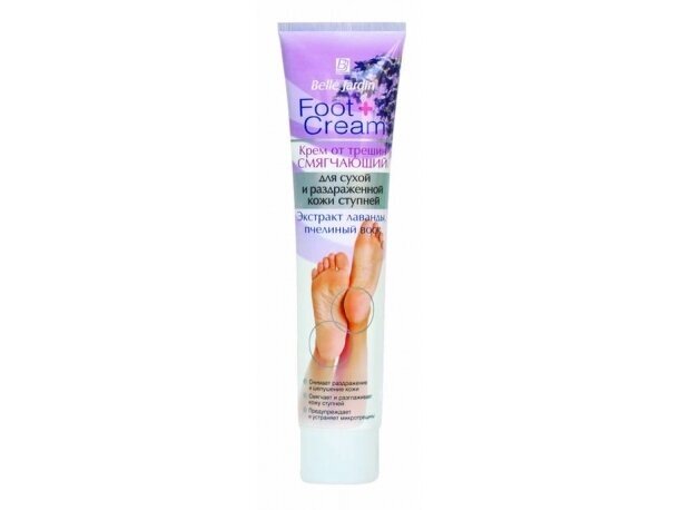 Minkštinamasis pėdų kremas nuo įtrūkimų 125 ml "Belle Jardin" Minkštinamasis pėdų kremas nuo įtrūkimų 125 ml "Belle Jardin"