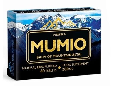 Mumio (Shilajit), 60 tablečių - Vitateka
