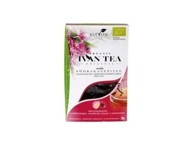 Natūrali fermentuota arbata „Ivan tea“ su erškėtuogėmis, 50g. Natūrali fermentuota arbata „Ivan tea“ su erškėtuogėmis, 50g.