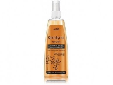 NAUJIENA JOANNA KERATIN purškiamasis plaukų kondicionierius, 150 ml NAUJIENA JOANNA KERATIN purškiamasis plaukų kondicionierius, 150 ml