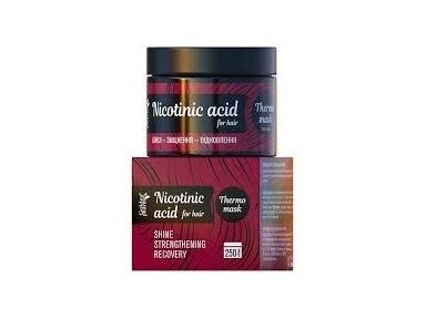 Nikotininė rūgštis Termo - kaukė plaukams 250 ml. Nikotininė rūgštis Termo - kaukė plaukams 250 ml.