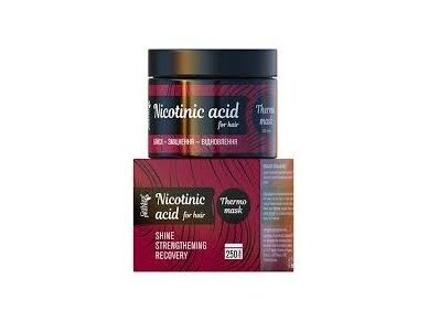 Nikotininė rūgštis Termo - kaukė plaukams 250 ml. Nikotininė rūgštis Termo - kaukė plaukams 250 ml.