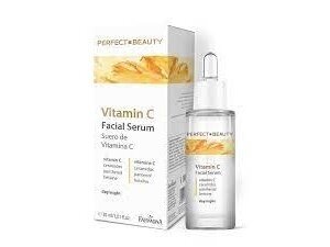 PERFECT BEAUTY Serumas su vitaminu C veidui, dienai ir nakčiai, 30 ml