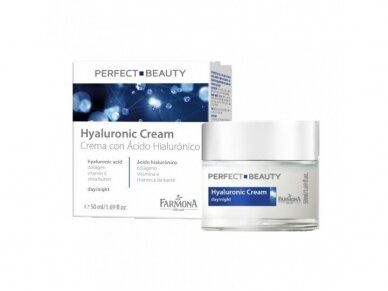 PERFECT BEAUTY kremas veidui dieninis/naktinis maitinantis su hialuronu, 50 ml PERFECT BEAUTY kremas veidui dieninis/naktinis maitinantis su hialuronu, 50 ml
