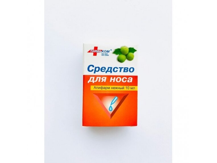 Priemonė nosies gleivinei „APIFARM“(švelnus) 10ml.