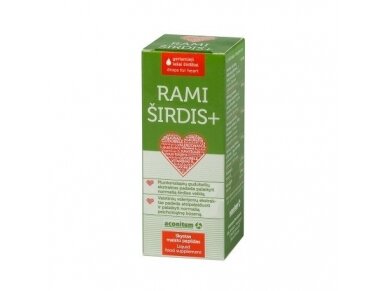 Rami širdis+ geriamieji lašai, 50 ml Rami širdis+ geriamieji lašai, 50 ml