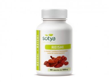 Reishi ekstraktas 500 mg. 90 kaps.SOTYA Reishi ekstraktas 500 mg. 90 kaps.SOTYA