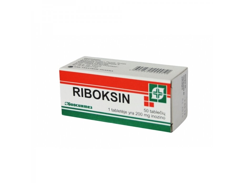 Maisto papildas Riboksin 200mg inozino 50tab.
