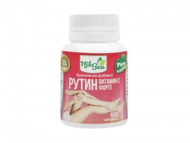 Rutin C Forte 100 tab.Niksen Rutin C Forte 100 tab.Niksen