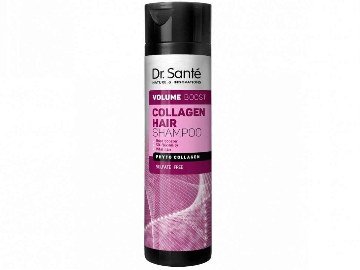 Šampūnas Dr. Sante Collagen hair volume boost 250 ml.