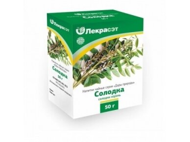 Žolelių arbata Saldymedžio šaknys 50g "LekraSet" Žolelių arbata Saldymedžio šaknys 50g "LekraSet"