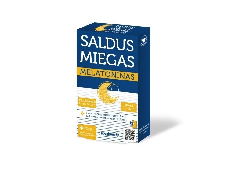 Saldus miegas melatoninas N30 Saldus miegas melatoninas N30