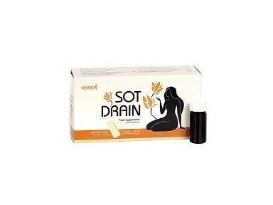 Maisto papildas Drain Su saldikliu 10 buteliukų po 10 ml Maisto papildas Drain Su saldikliu 10 buteliukų po 10 ml